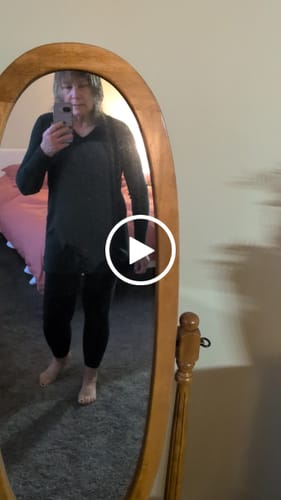 Customer video review of Evie Ribbed Tunic - Deep Timber
