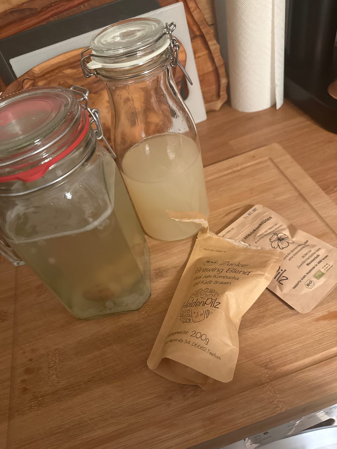 Customer photo review of BIO Wasserkefir-Erlebnisset: Kristalle & Komplettzubehör für Einsteiger
