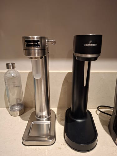 Customer photo review of Sodarizer STEEL: Soda and Seltzer Water Maker