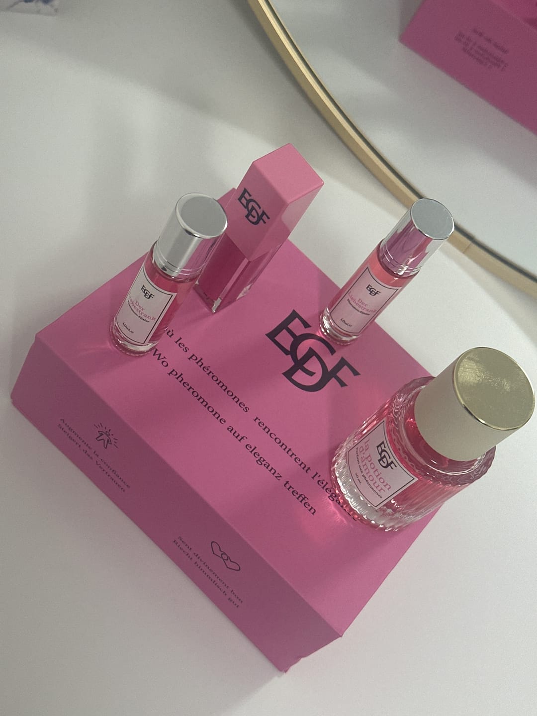 Customer photo review of Coffret aux phéromones