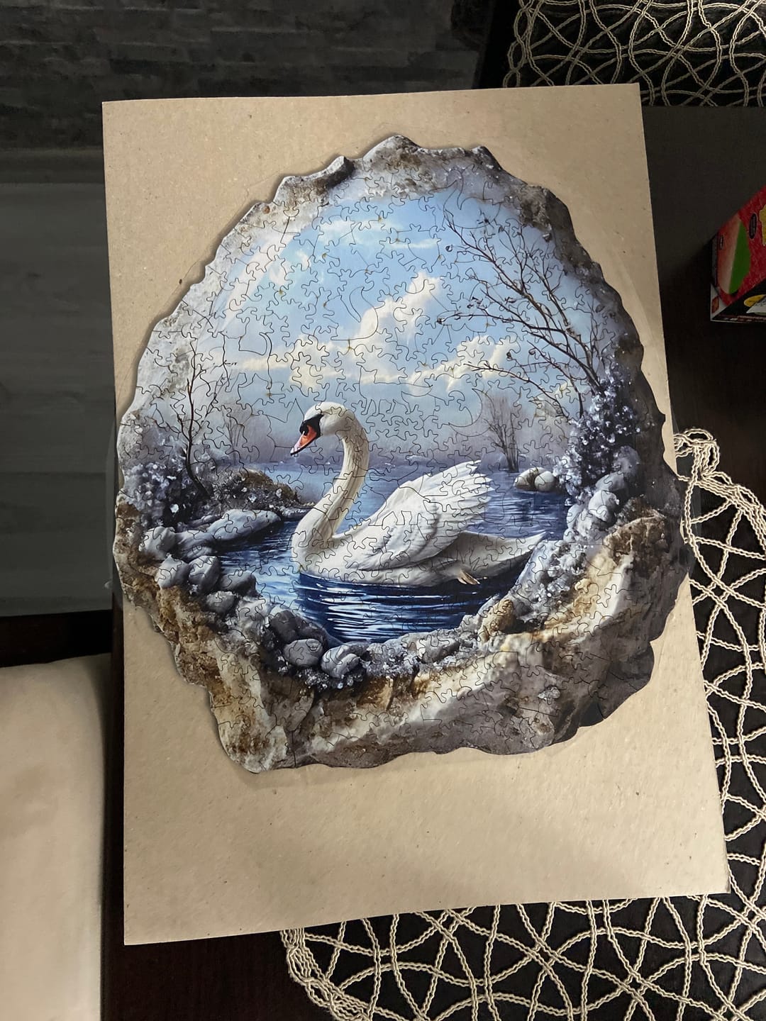 Customer photo review of Kristal Kuğu  - Ahşap Puzzle