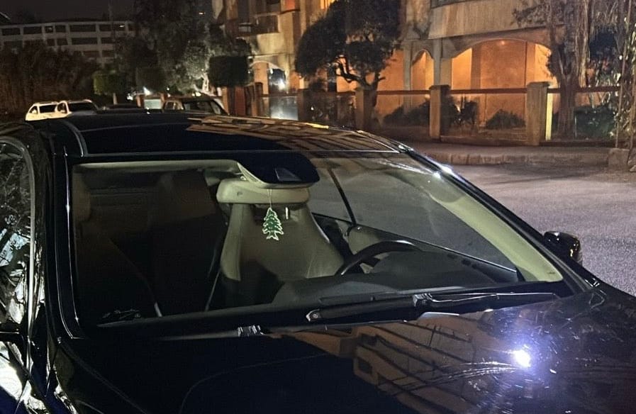 Customer photo review of Lebanese Cedar Air Freshener + Sticker Pack
