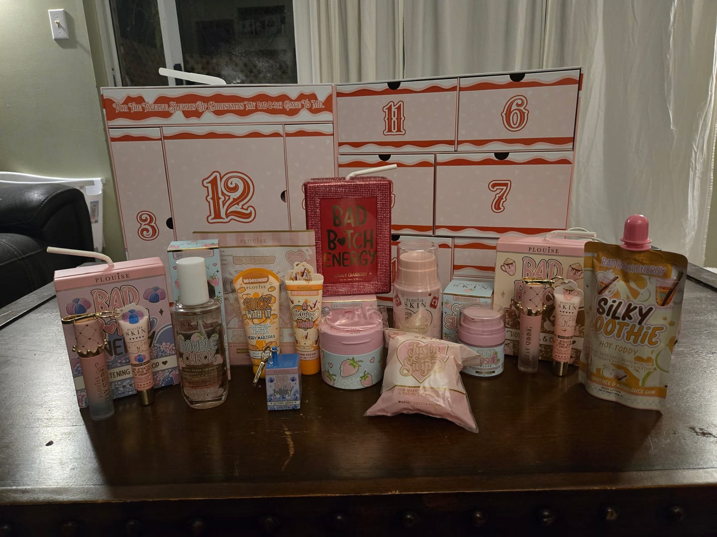 Customer photo review of 12 Sleighs Of Christmas Bad Bitch Skincare Advent Calendar 2025
