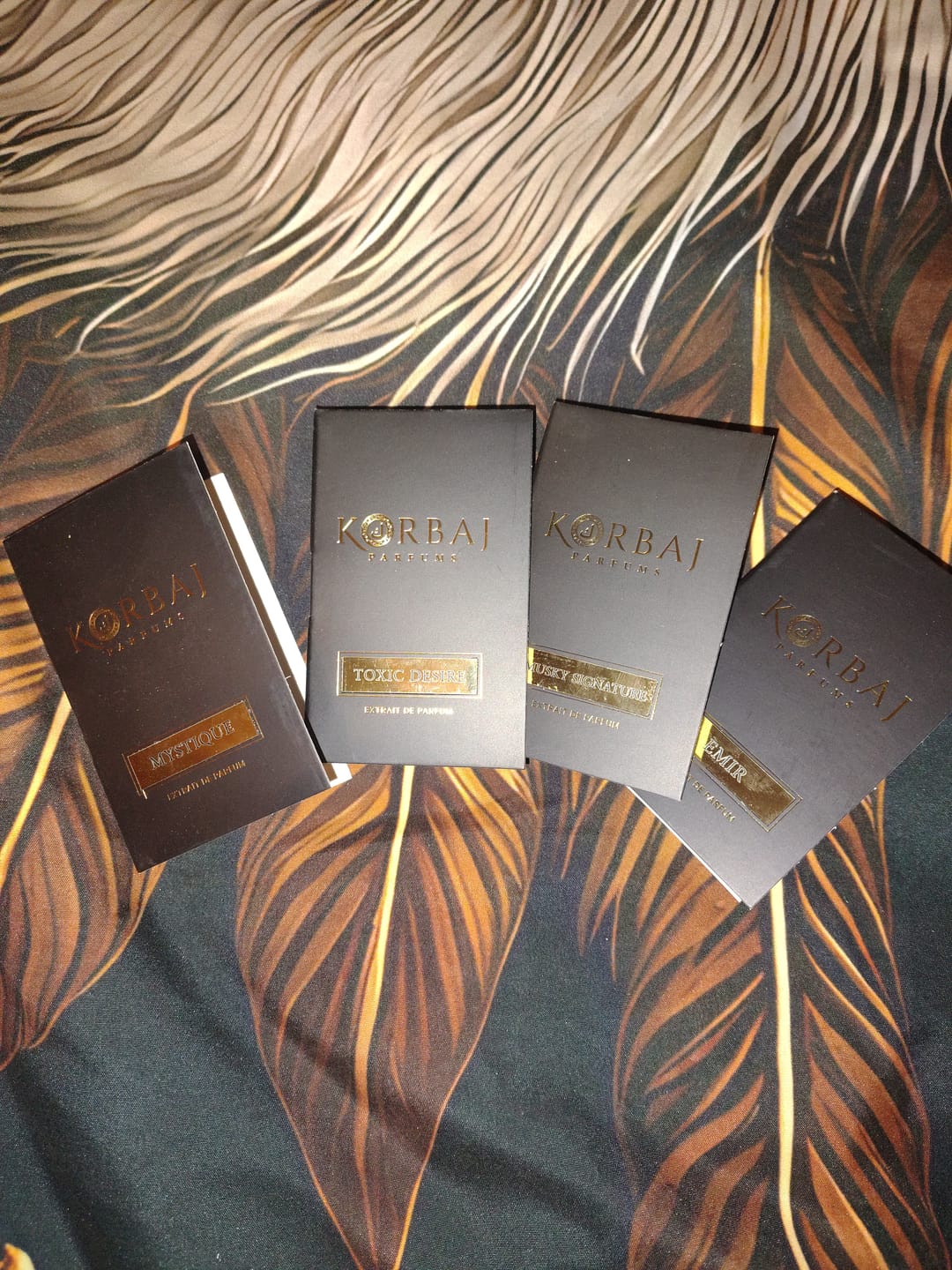 Customer photo review of 🎁 Korbaj Discovery Perfume Sample Set – 4 pcs (20ml) (100% off)