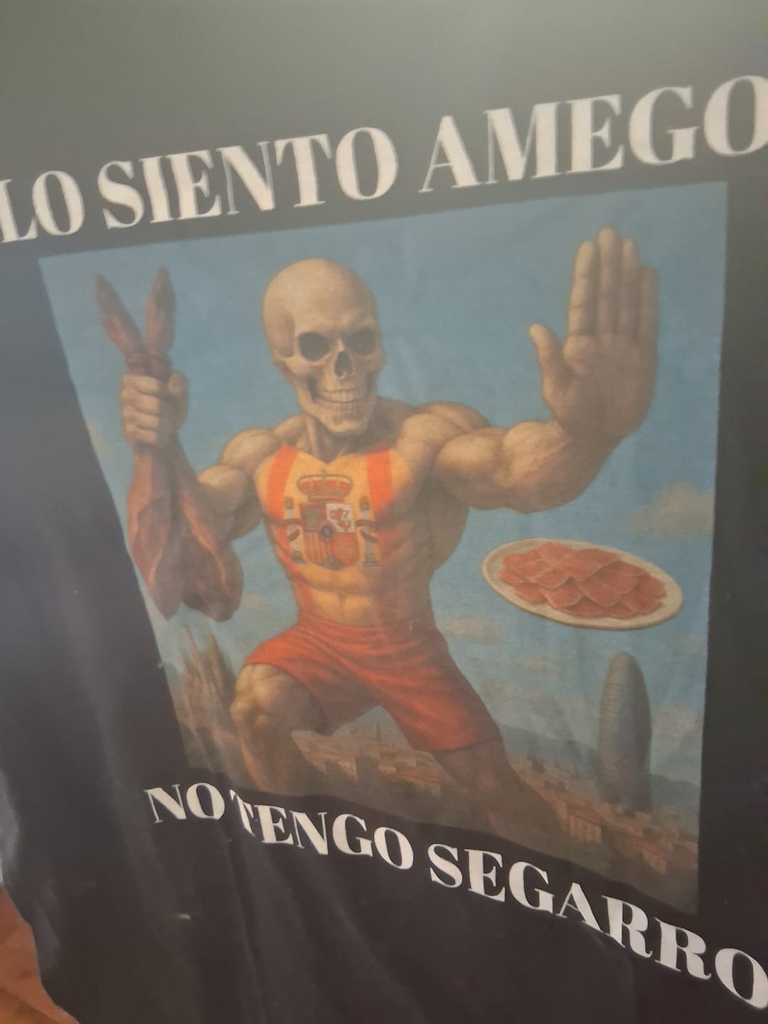 Customer photo review of Camiseta Lo siento amego (unidades limitadas)