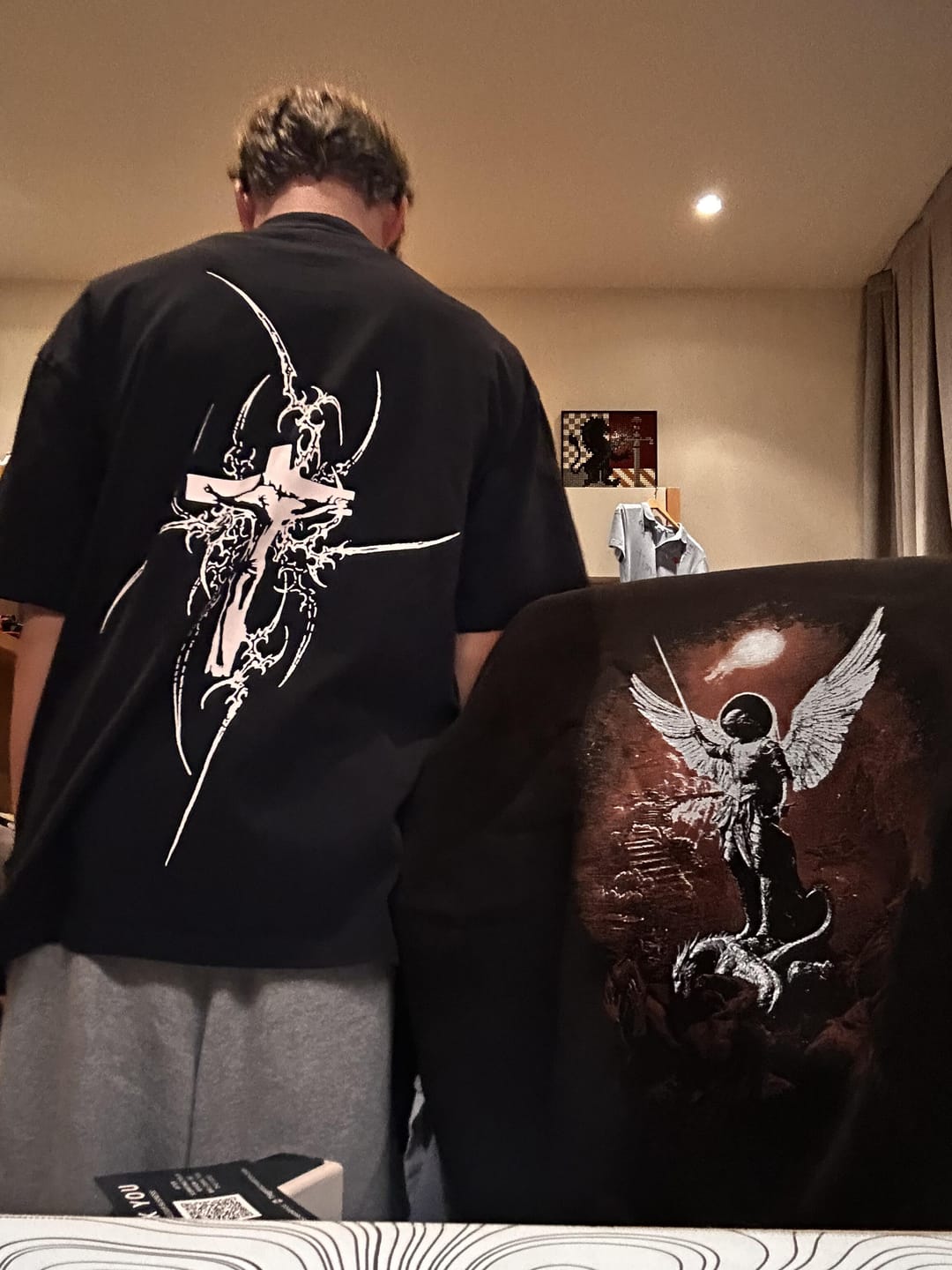 Customer photo review of Eternal Life Shirt - Black