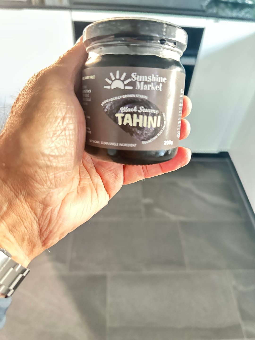 Customer photo review of .Sunshine Market Black Sesame Tahini