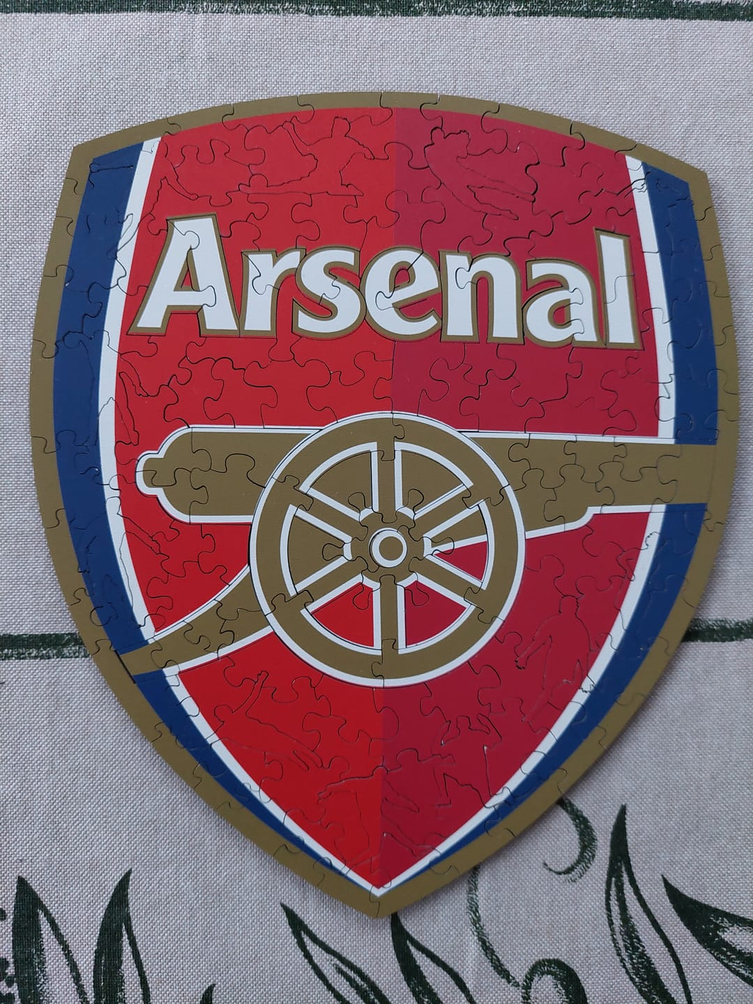 Customer photo review of Logo Arsenal FC® - Puzzle en Bois