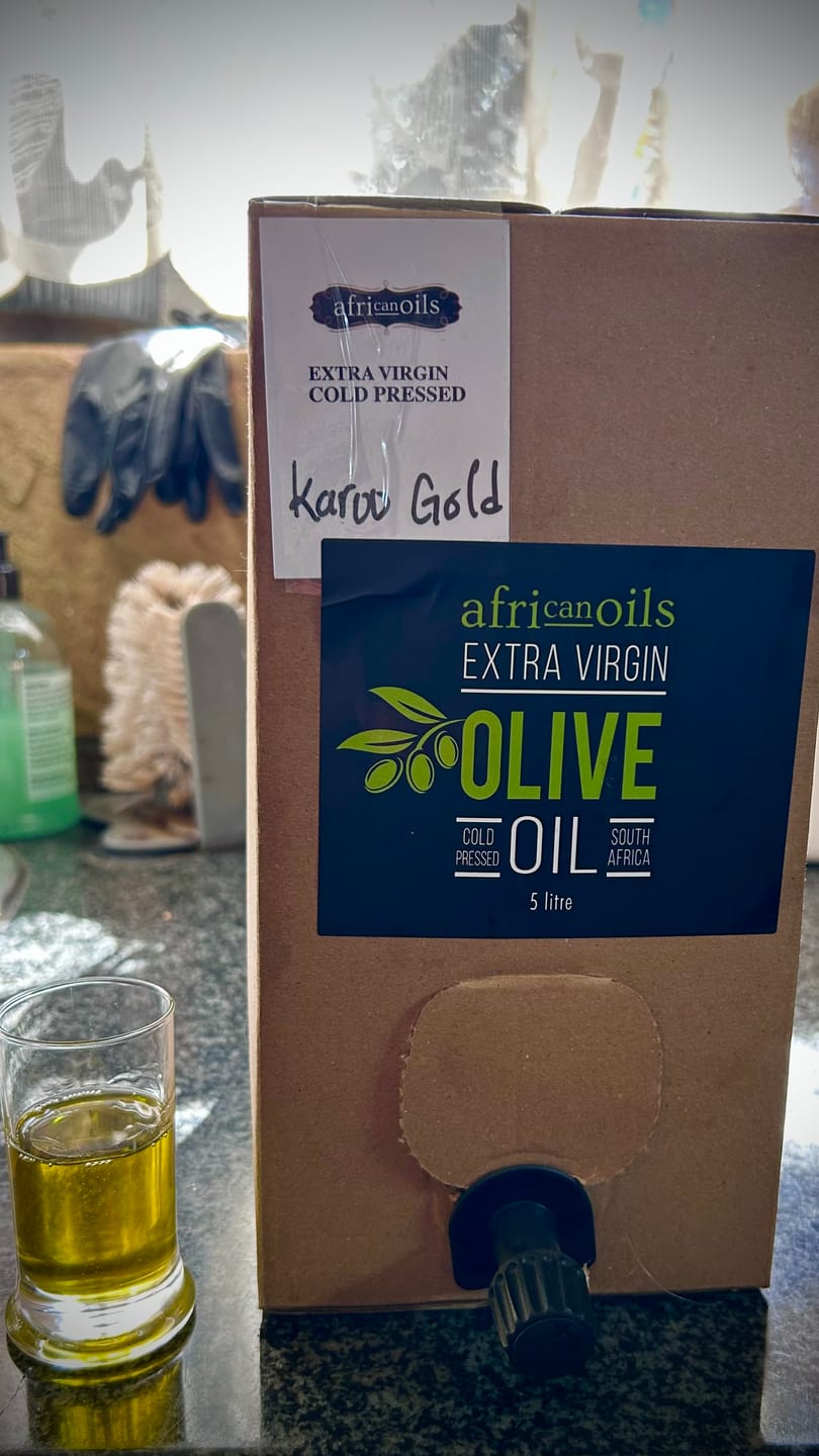 Customer photo review of 5L Karoo Gold – Extra Virgin Olive Oil (2025 Harvest)