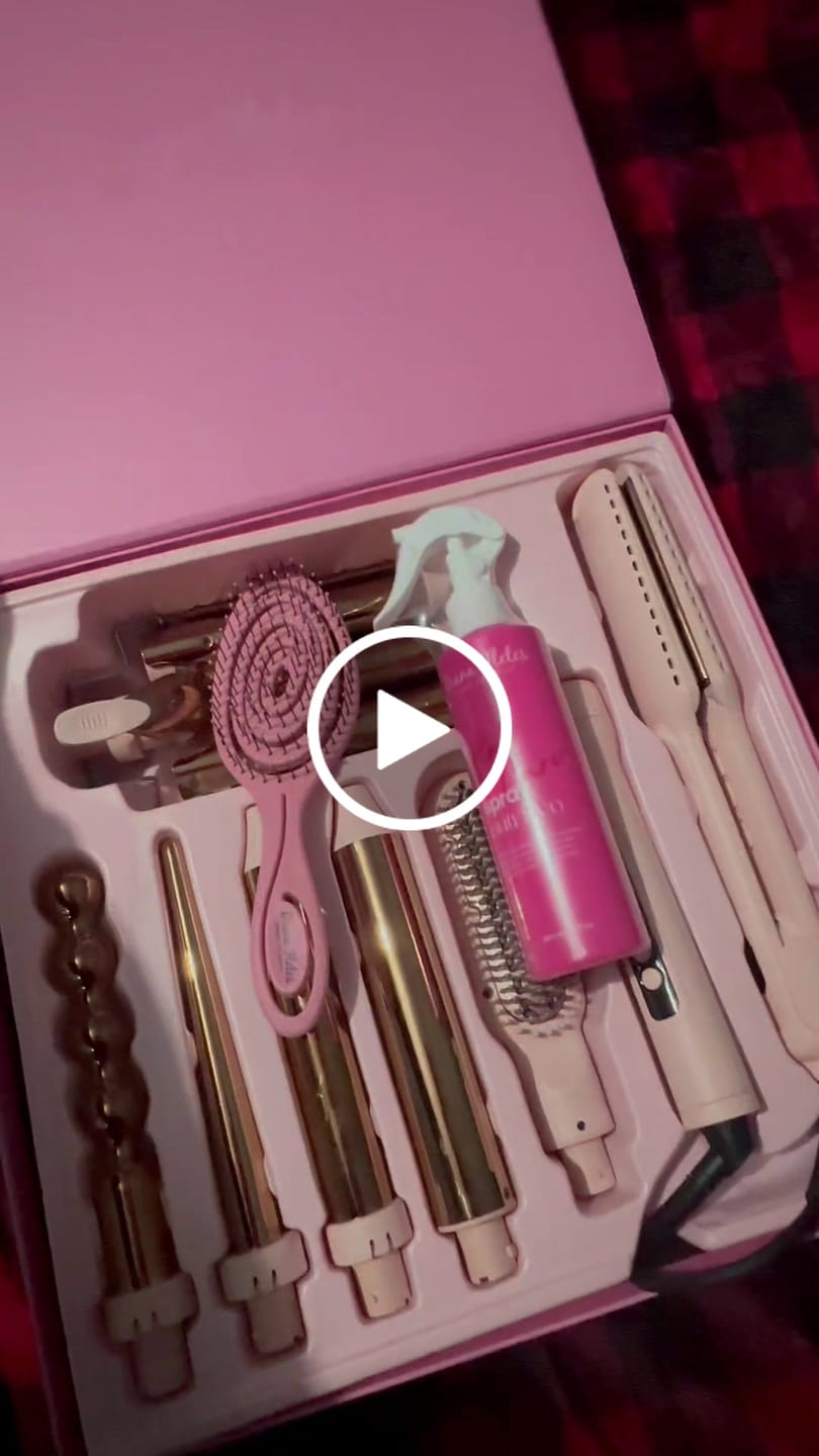 Customer video review of Set Plancha Profesional Infrarroja + Ferro 6 en 1 TITANIUM GALVANIZADO