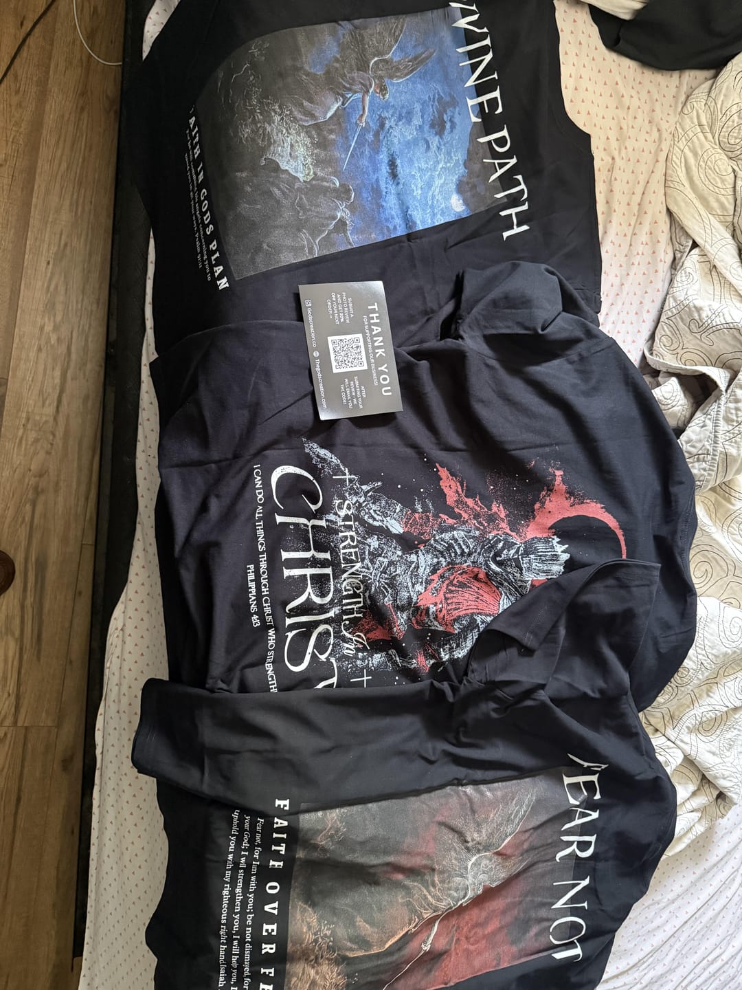Customer photo review of Divine Path Shirt - Black