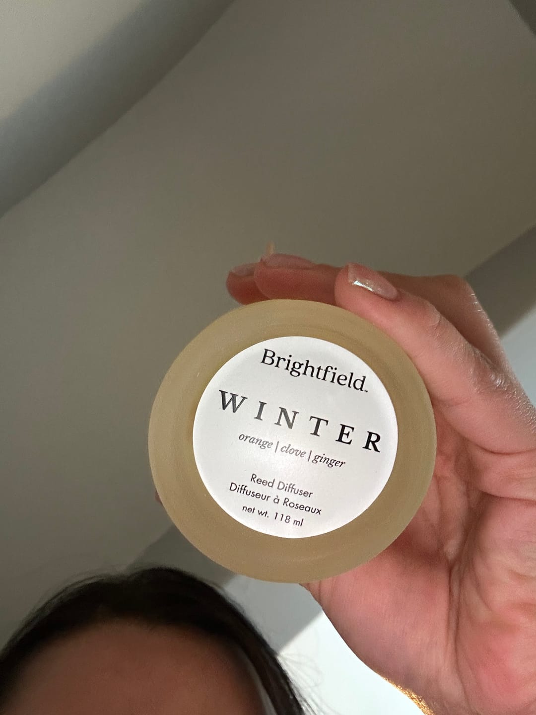 Customer photo review of Winter Reed Diffuser