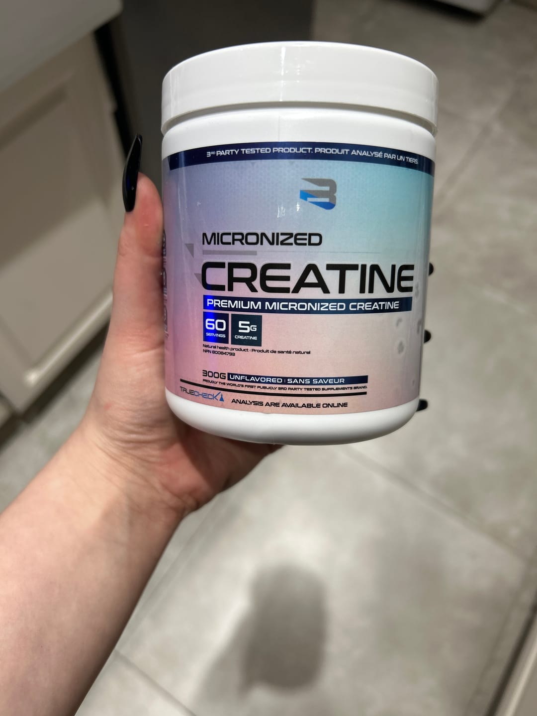 Customer photo review of Believe - Créatine Micronisée - 300g