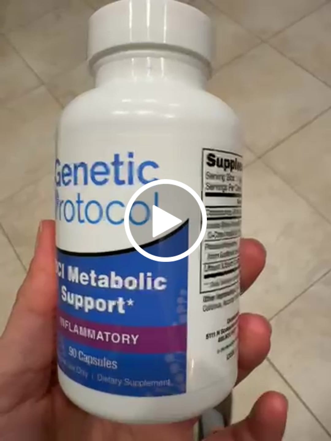 Customer video review of DCI Metabolic Support