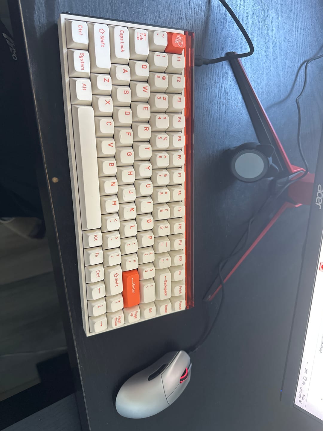 Customer photo review of MelGeek MADE84 Pro Gaming Keyboard Orange