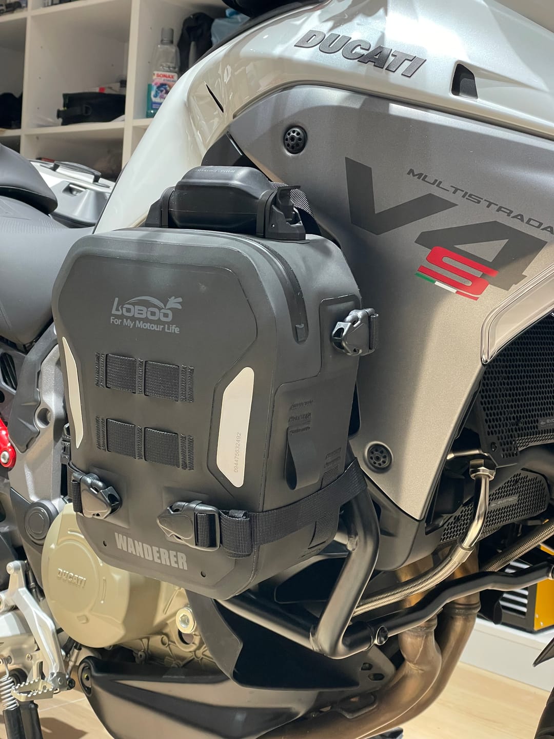 Customer photo review of Alps Inflatable Crash Bar Bag | 300KG Passive Protection | IPX7 Waterproof