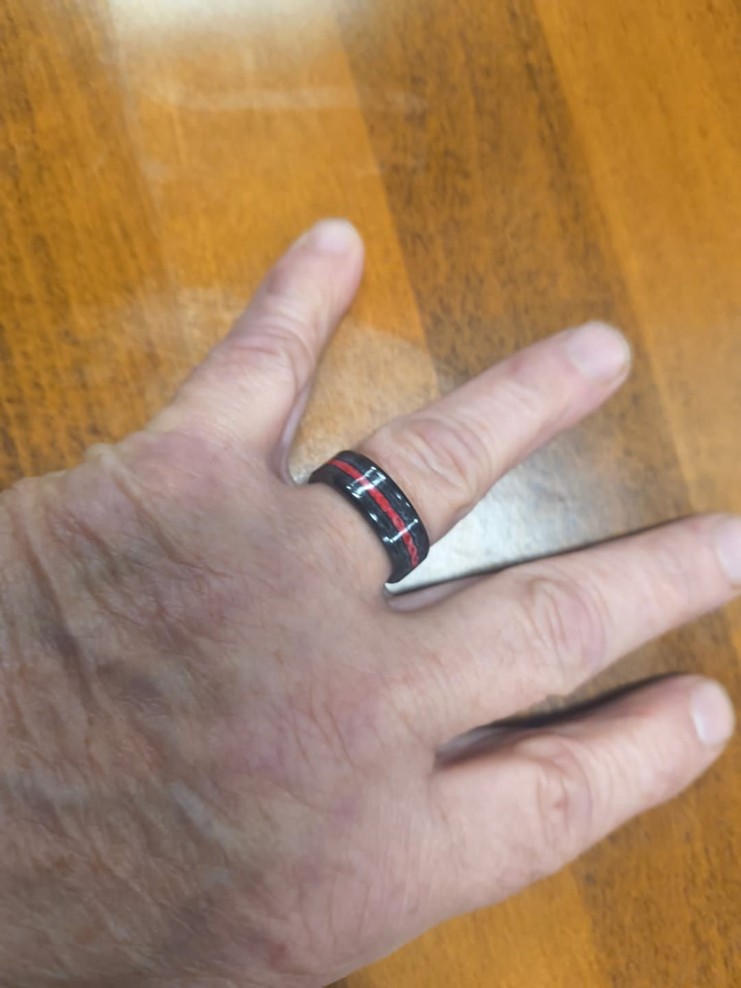 Customer photo review of The Responder - Fire Hose Ring