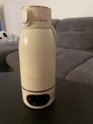 Customer photo review of Tragbarer Fläschchenwärmer + Milchpulverbox (weiß) + Schnell-Ladegerät