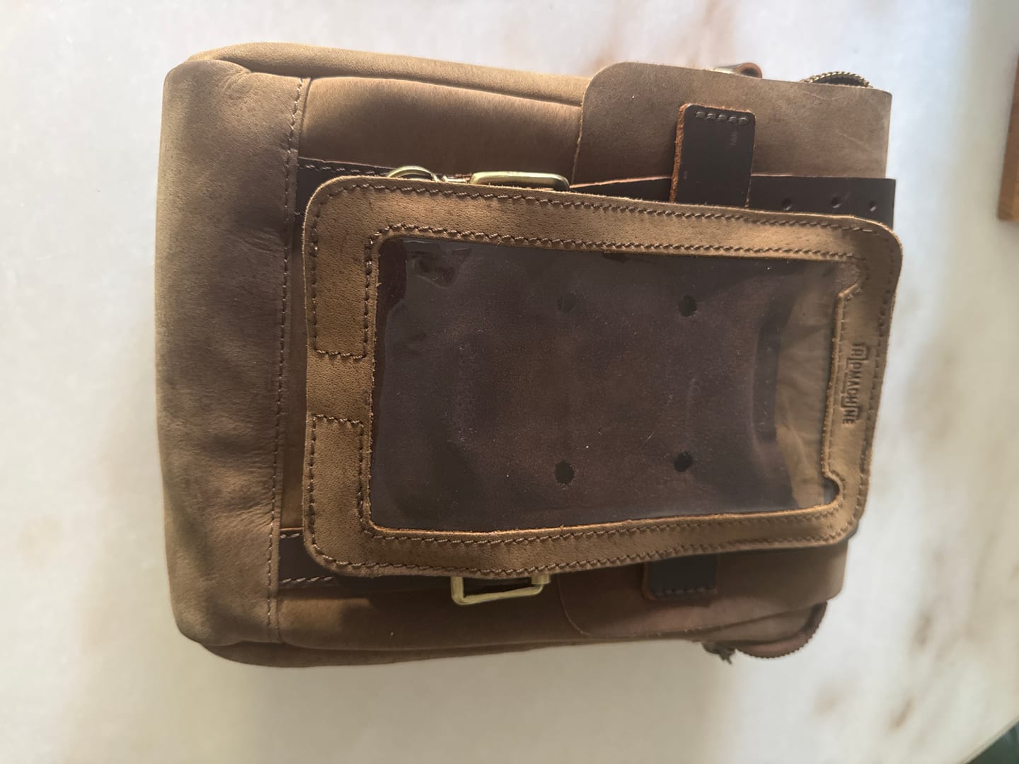 Customer photo review of phone pouch
