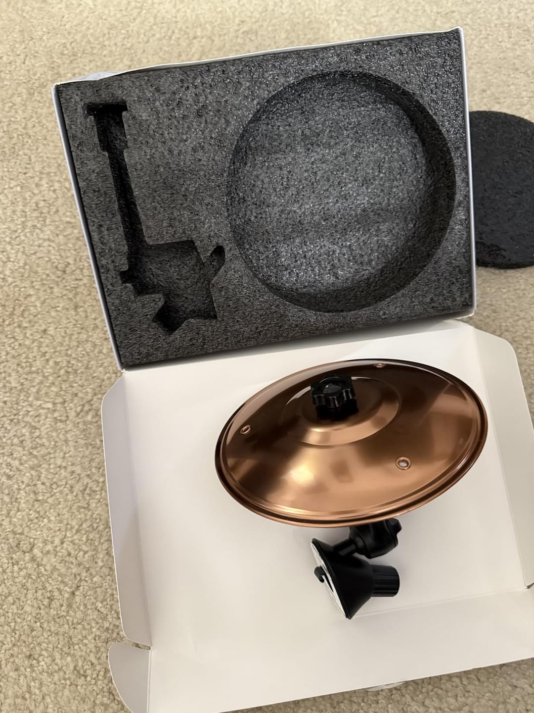 Customer photo review of New Year Hot Sale  - Car Dashboard Drum Cymbal – Fun Accessory for Music & Rock Fans