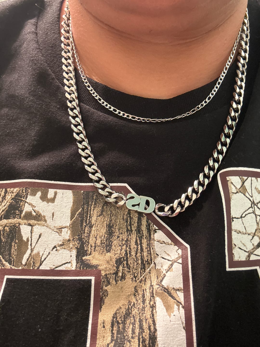 Customer photo review of Figaro Chain Necklace - 3mm