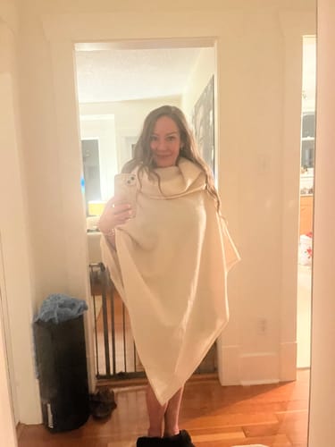 Customer photo review of Medicine Poncho - Merino