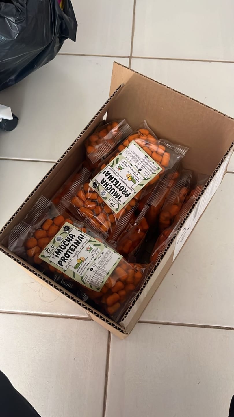Customer photo review of 30 pack 50 g ¡Mucha Proteína! Envio Gratis