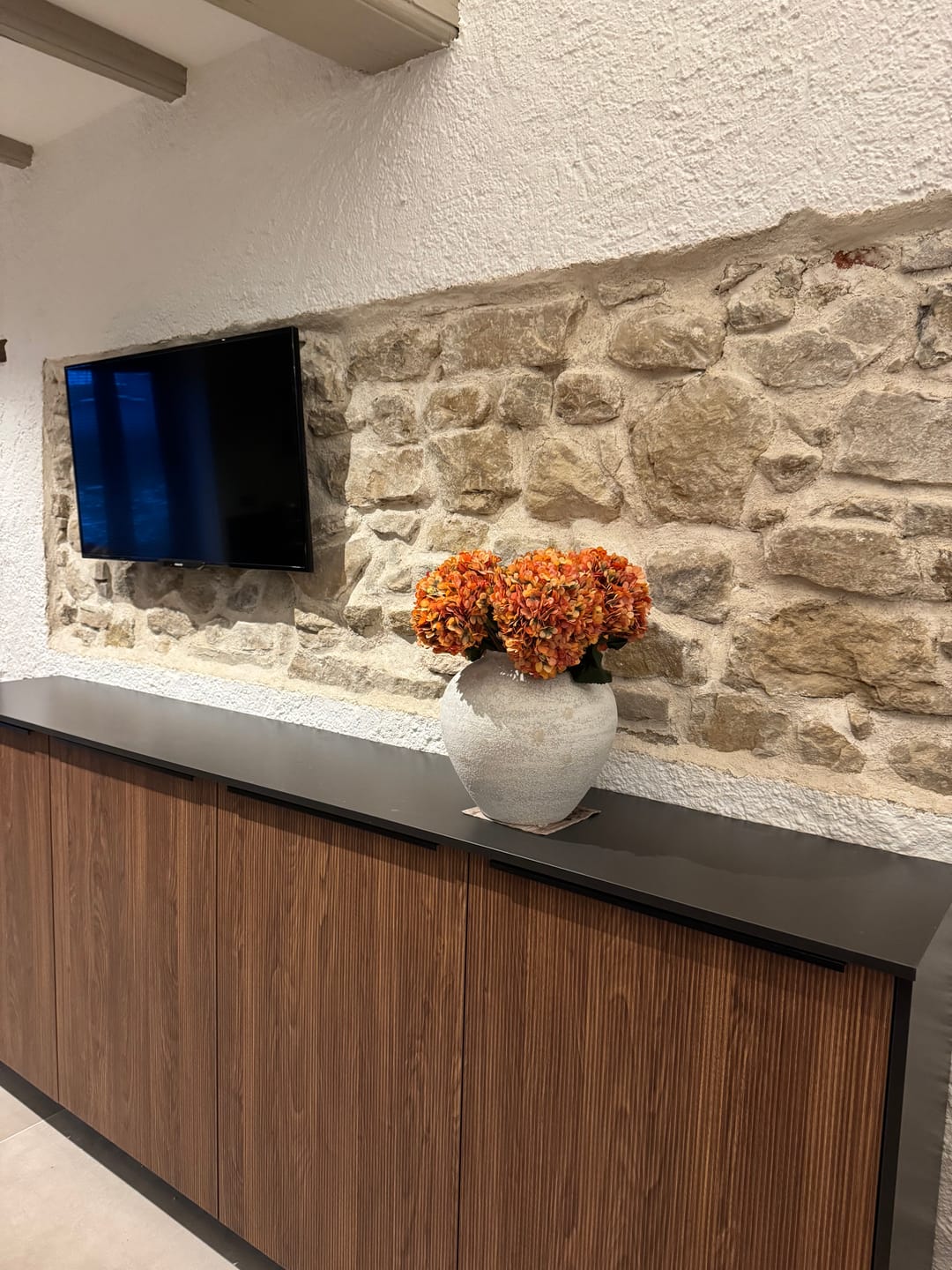 Customer photo review of Grande Hortensia (5 tiges) - Orange