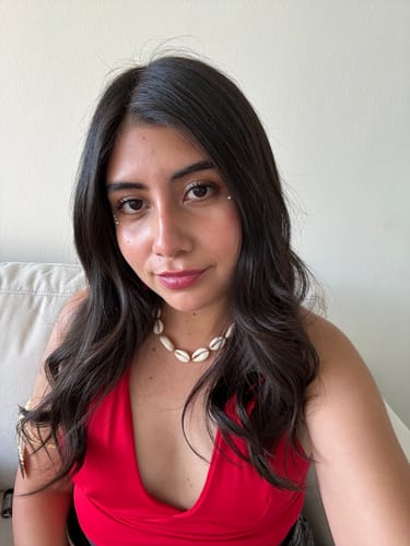 Customer photo review of TOP JULIET ROJO