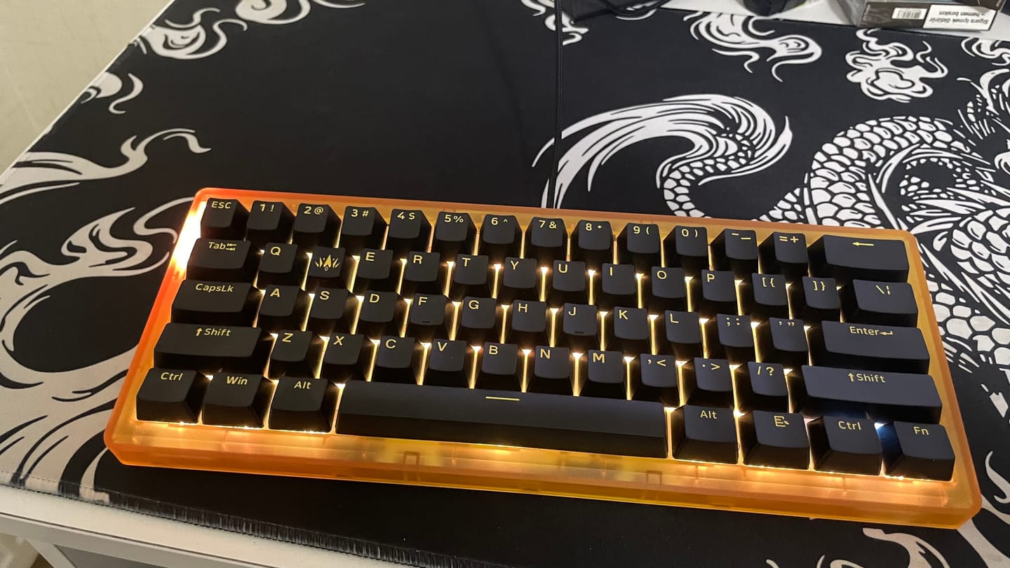 Customer photo review of Wraith W60 [BBL Edition] Klavye (Manyetik Switch / HE)