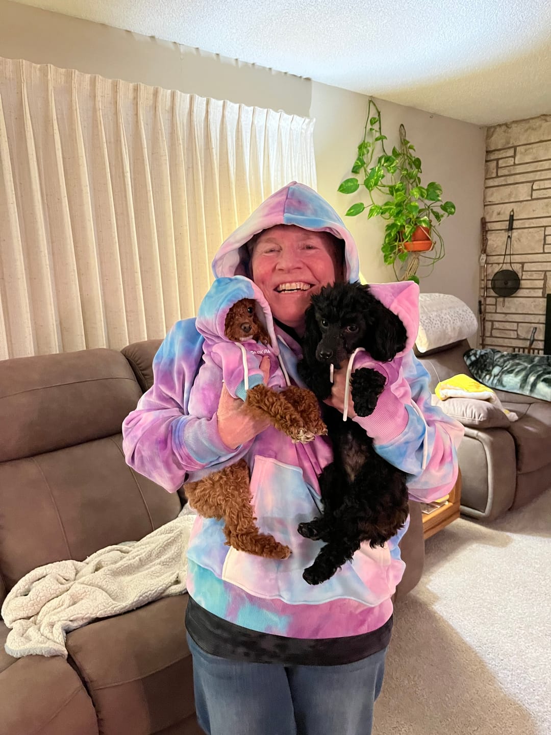 Customer photo review of Velvet Human Hoodies
