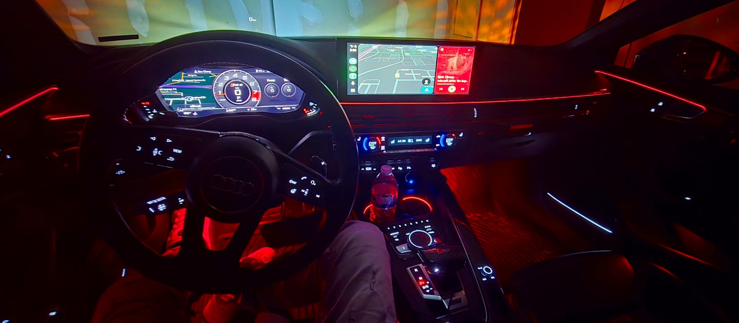 Customer photo review of B9/B9.5 Dashboard Ambient Lighting