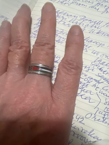 Customer photo review of Palestine Heritage Ring