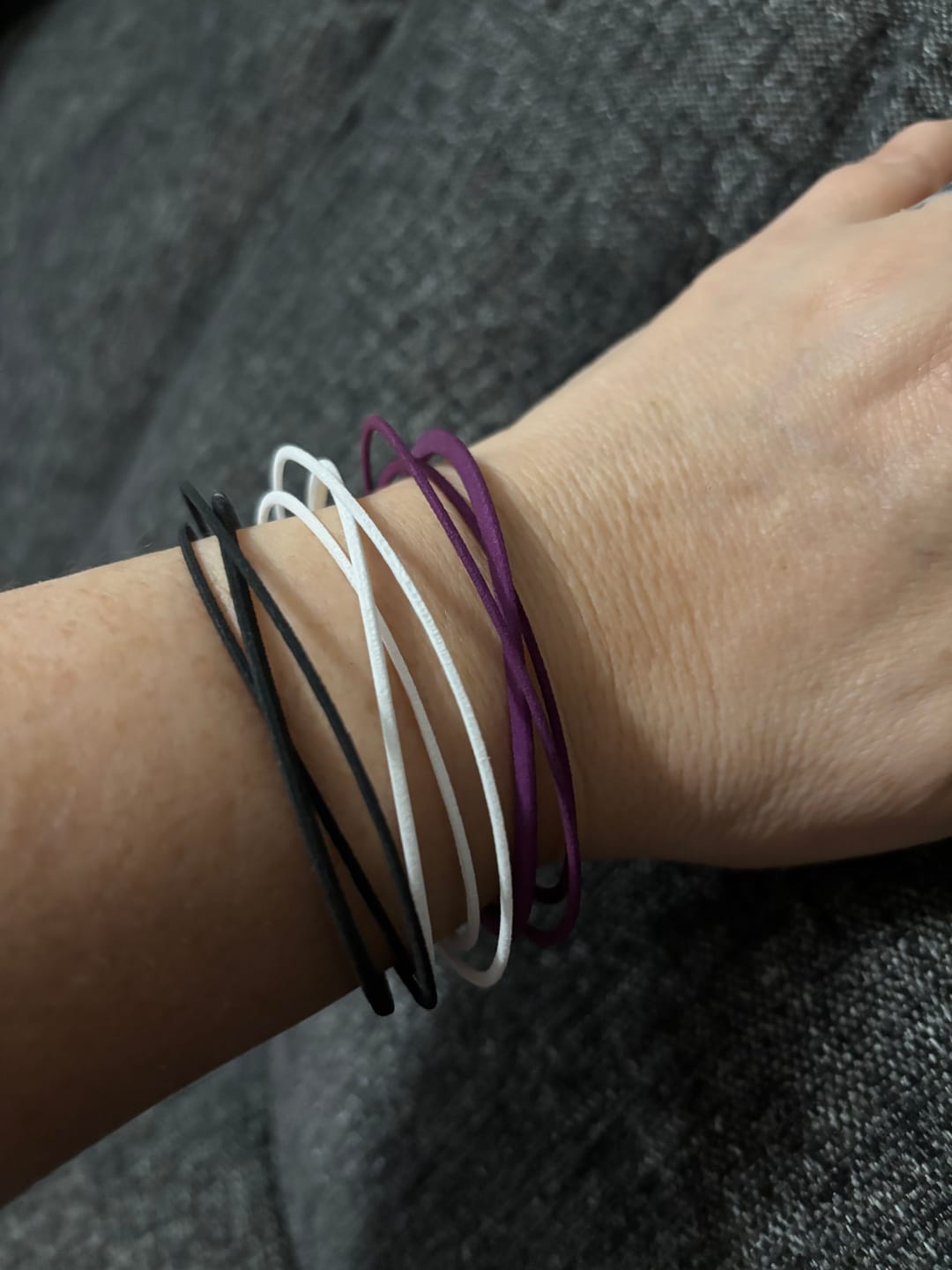 Customer photo review of Bracelet manchette triple cerceaux entrecroisés I LANCELOT
