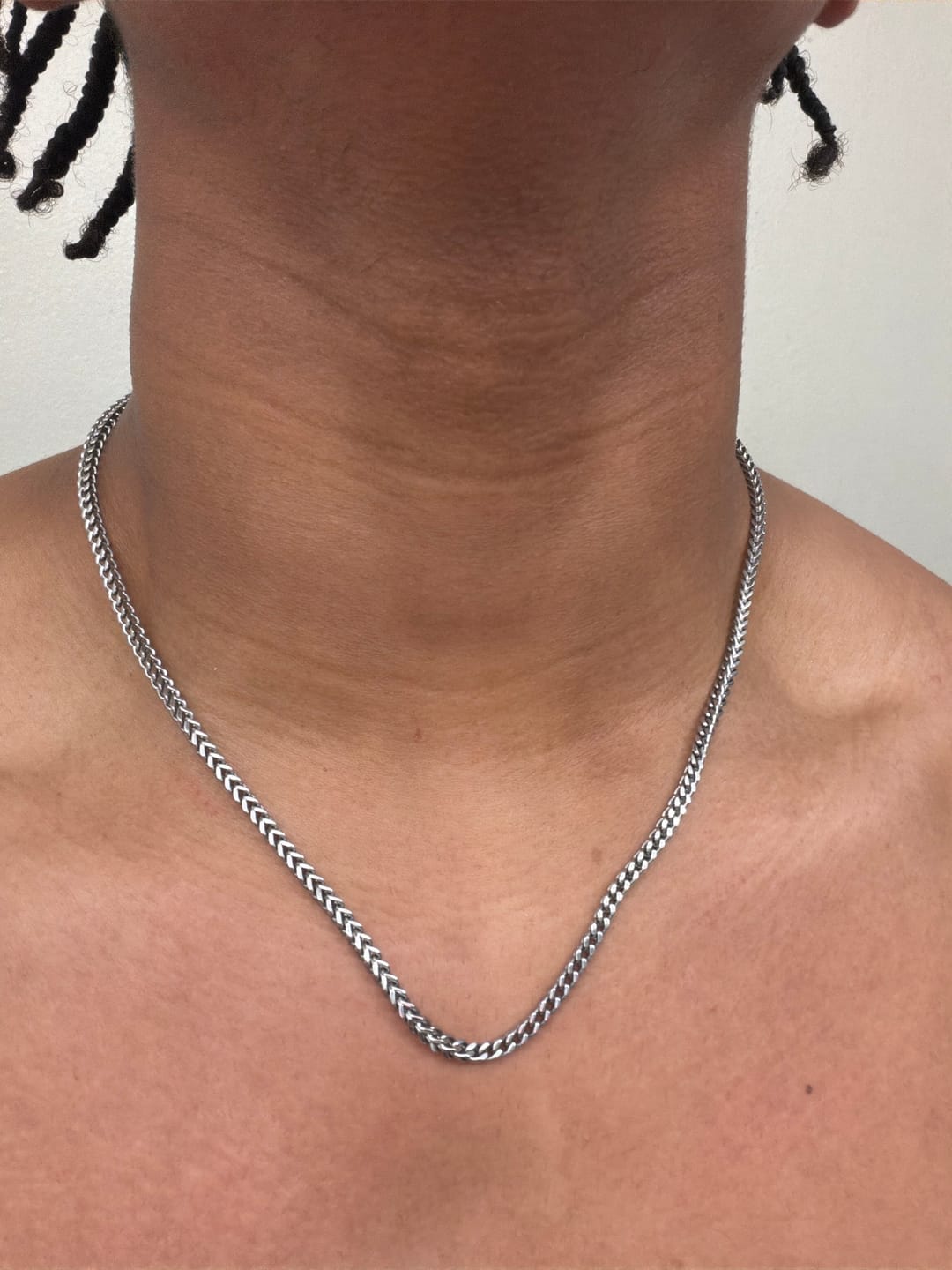 Customer photo review of Franco Chain (Silver)
