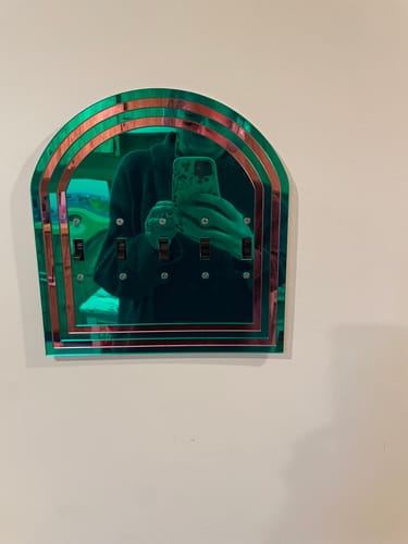 Customer photo review of Layered Archway Light Switch Cover