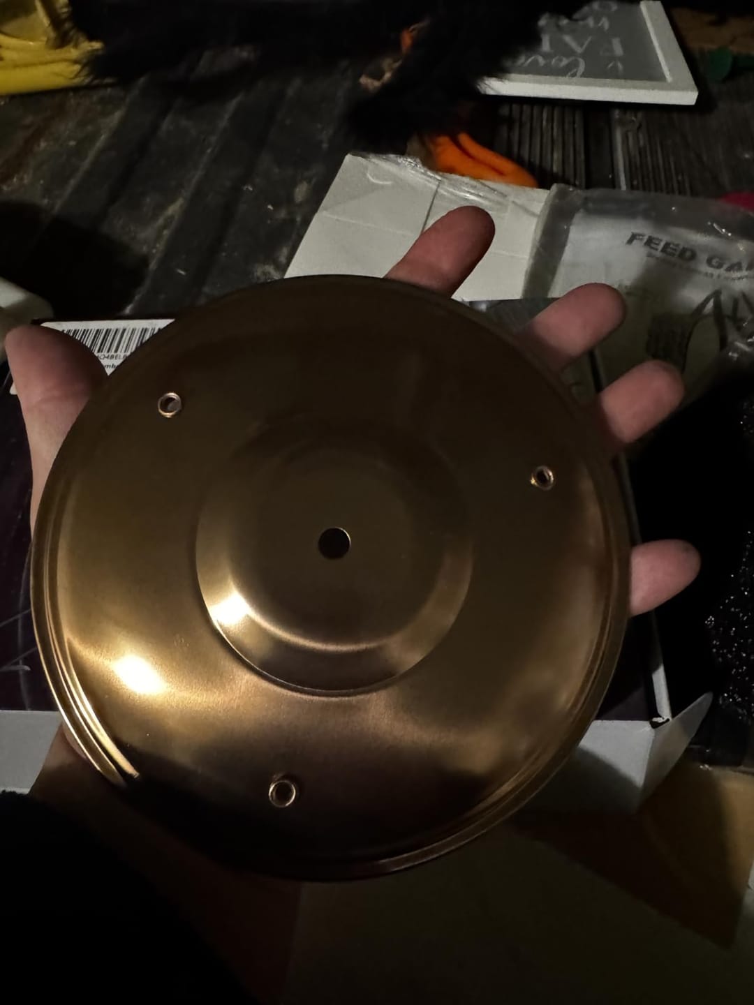 Customer photo review of New Year Hot Sale  - Car Dashboard Drum Cymbal – Fun Accessory for Music & Rock Fans