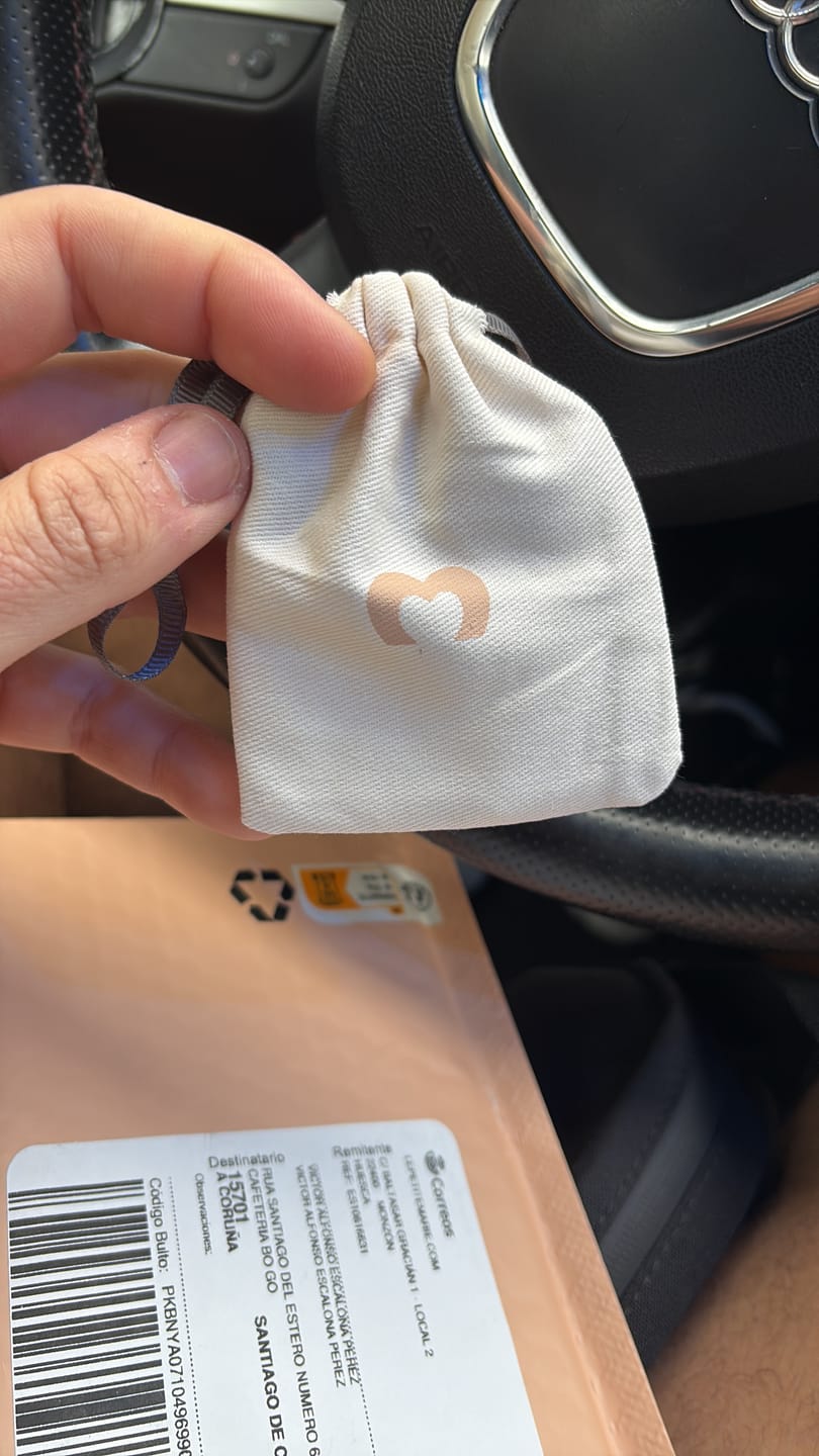 Customer photo review of Bolsita Regalo Sweet Beige