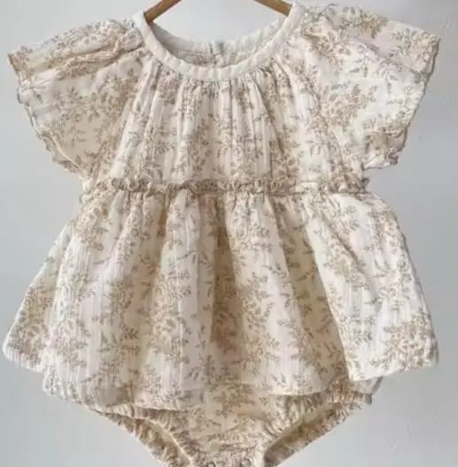 Customer photo review of Fly Sleeve Romper Dress