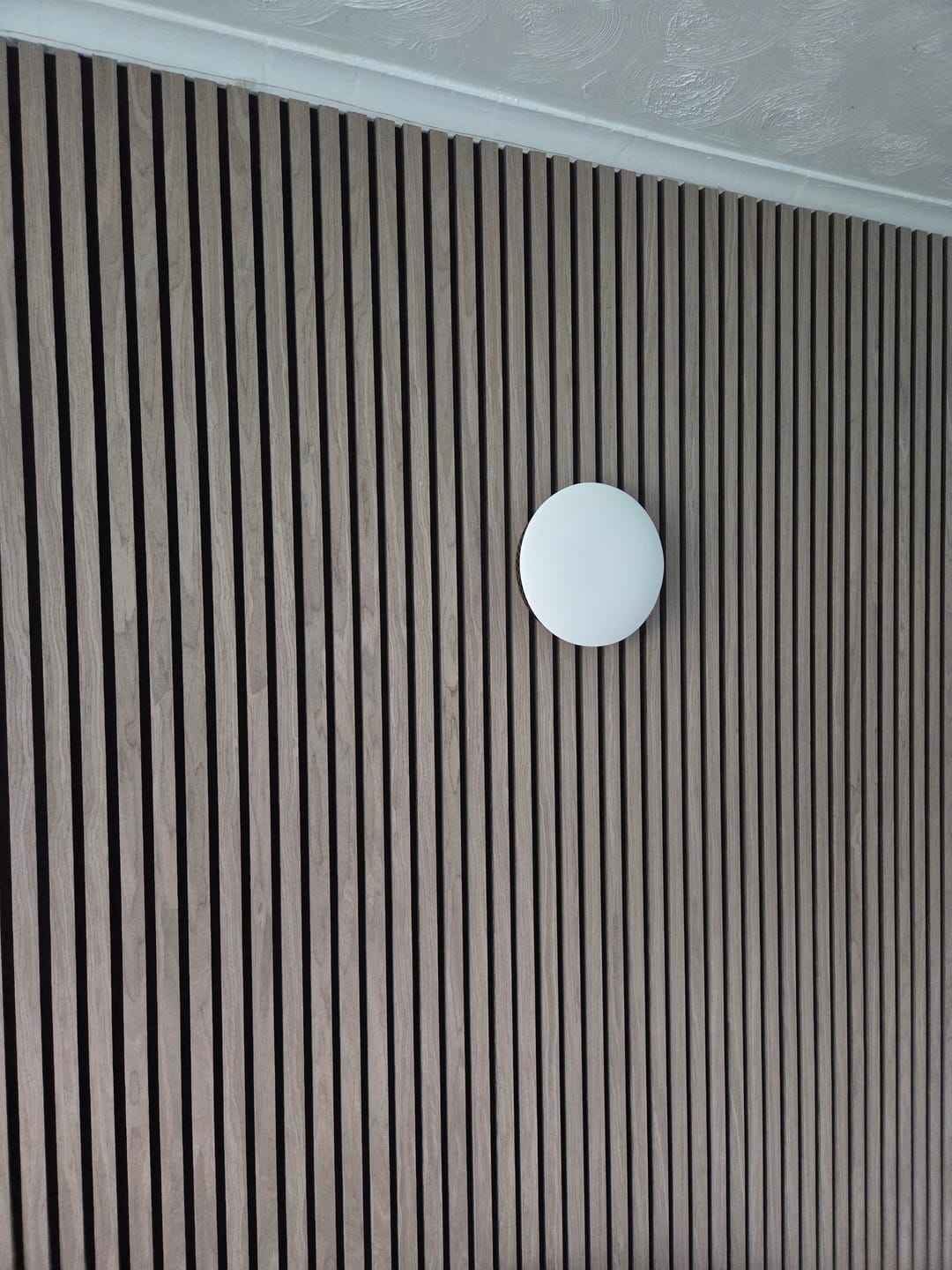 Customer photo review of Acoustic Slat Wall Panel - Walnut
