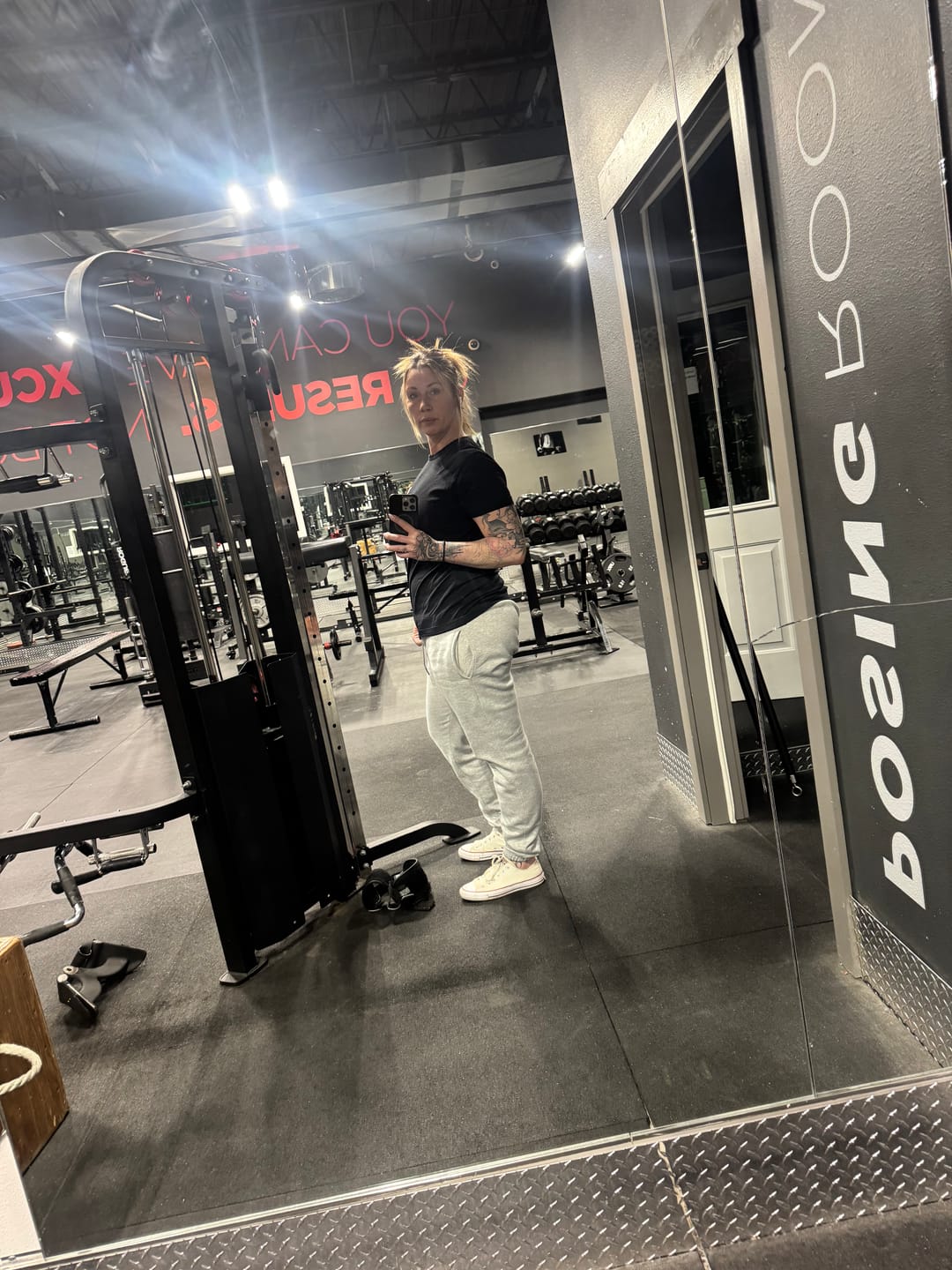 Customer photo review of Boyfriend Joggers