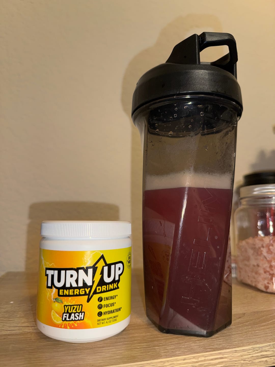 Customer photo review of Turn Up Energy Drink™ - Yuzu Flash