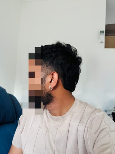 Customer photo review of Emeric Hoops (Silver)