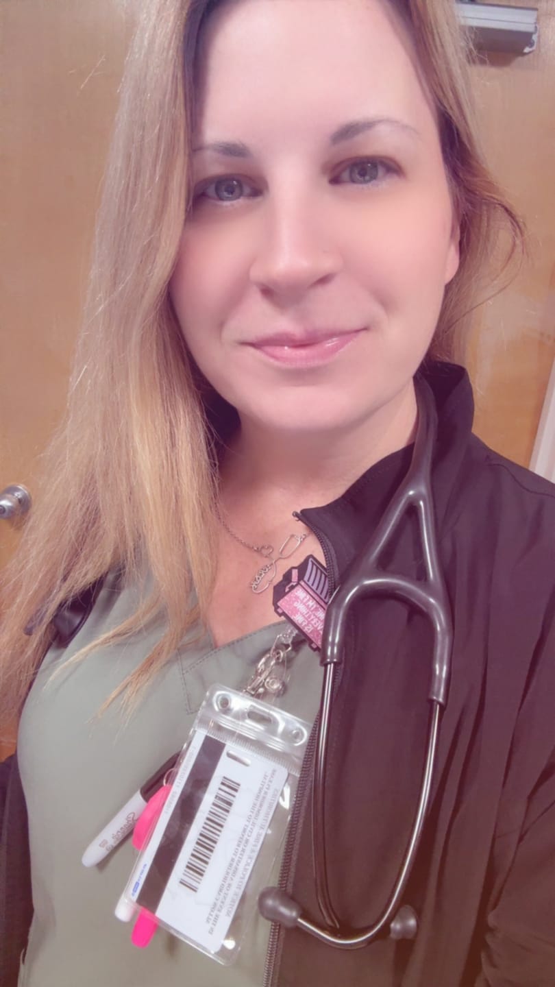 Customer photo review of Stethoscope Name Necklace EKG