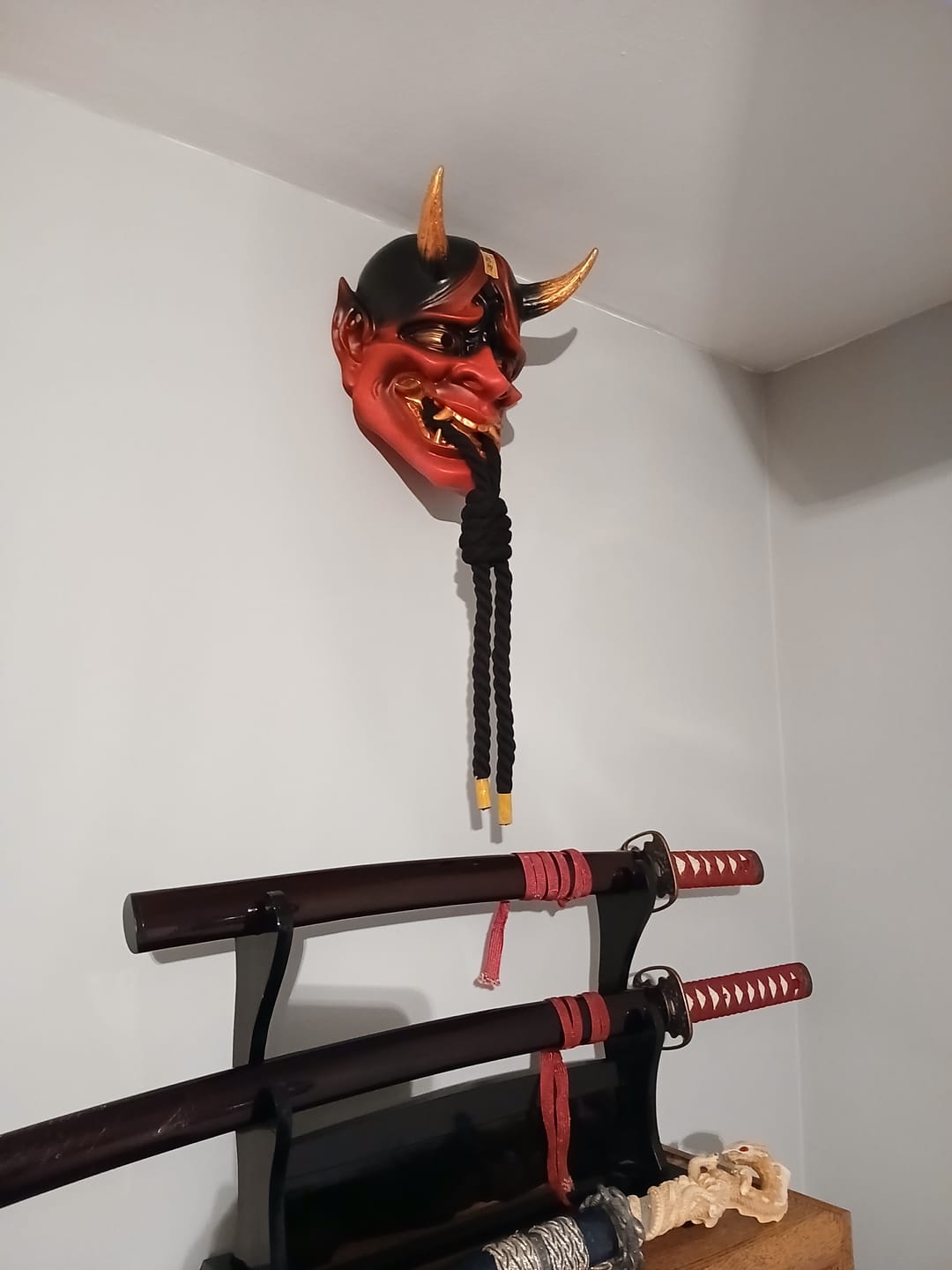 Customer photo review of Red Hannya Mask