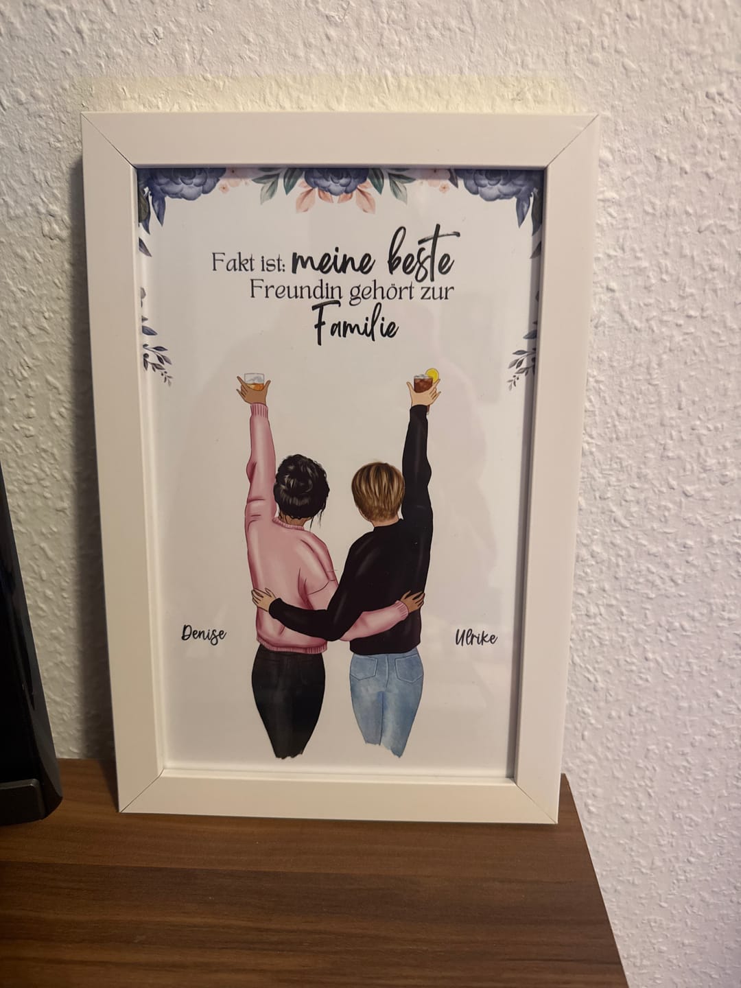 Customer photo review of Best Friends Forever - Personalisiertes Poster