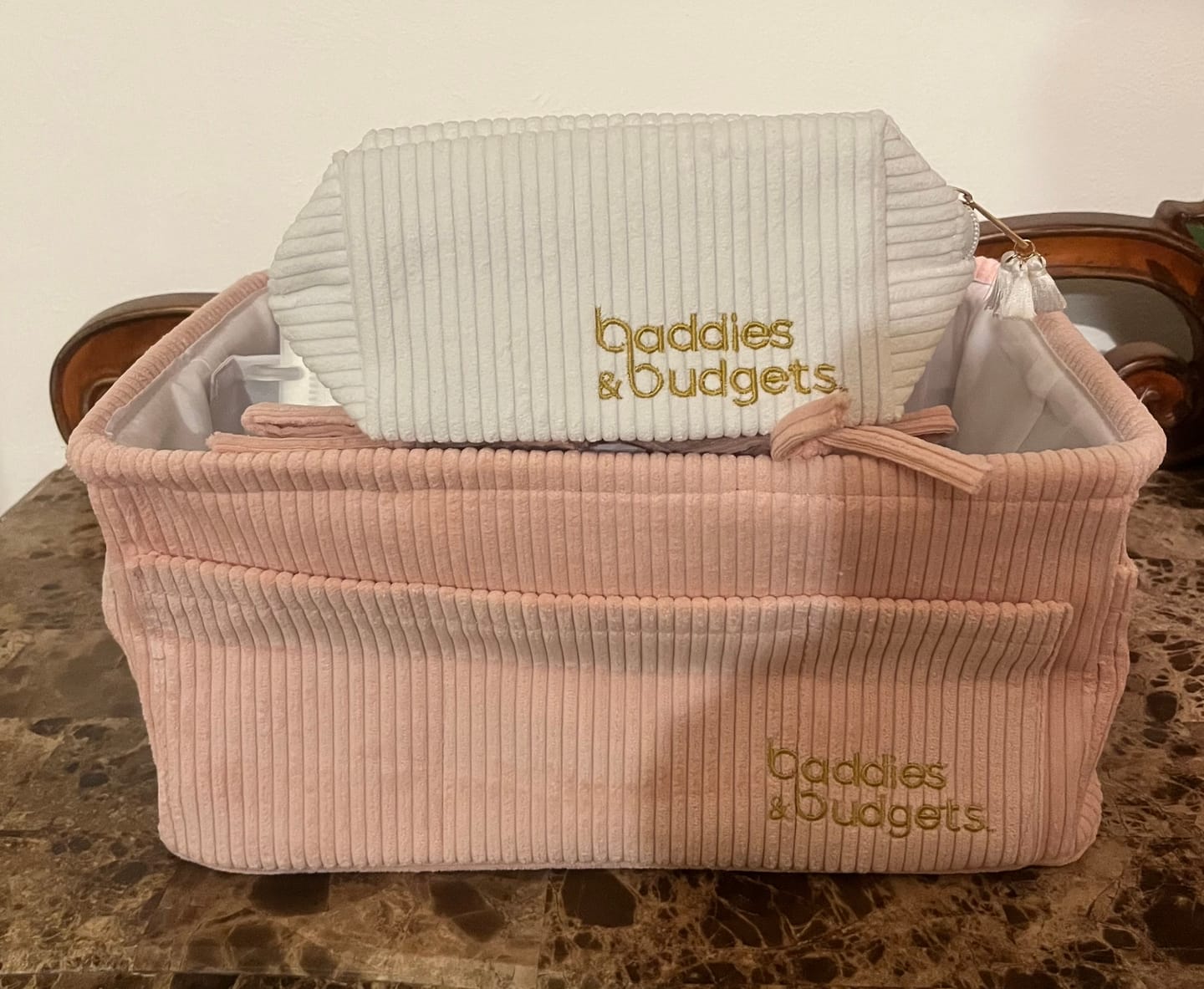 Customer photo review of Binder Caddy