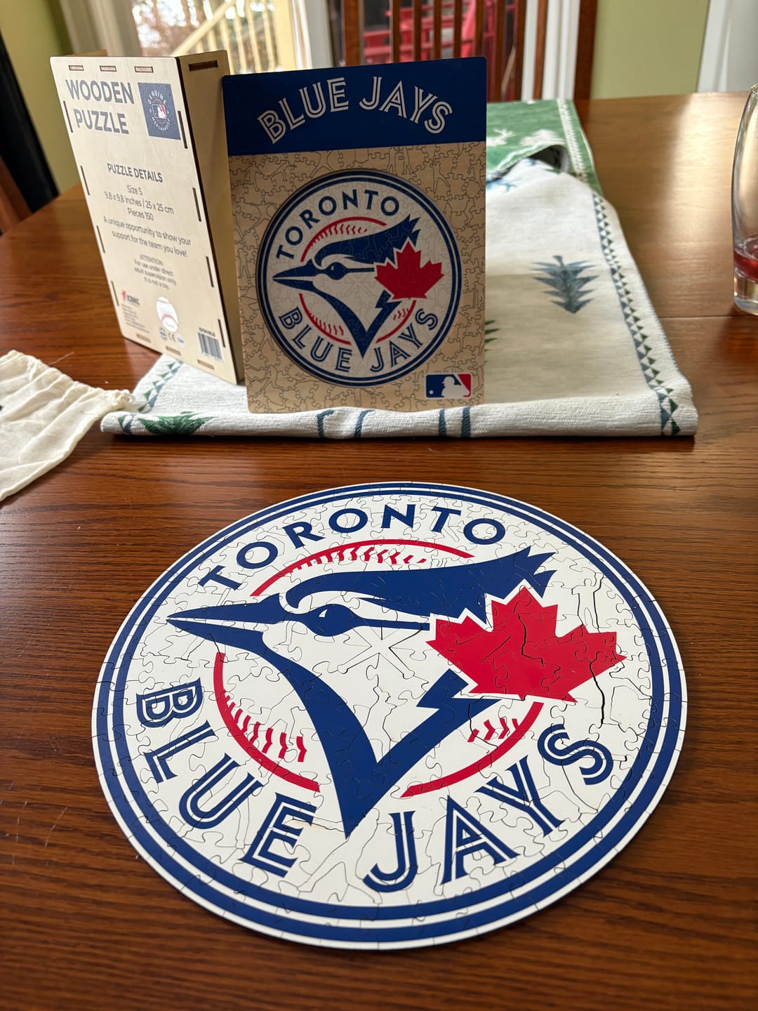 Customer photo review of Toronto Blue Jays™ - Wooden Puzzle