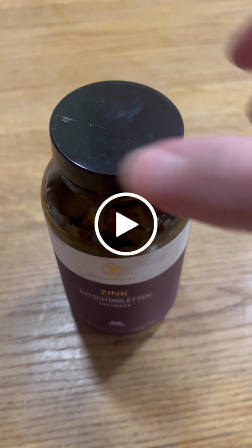 Customer video review of Lutschtabletten Zink Holunder