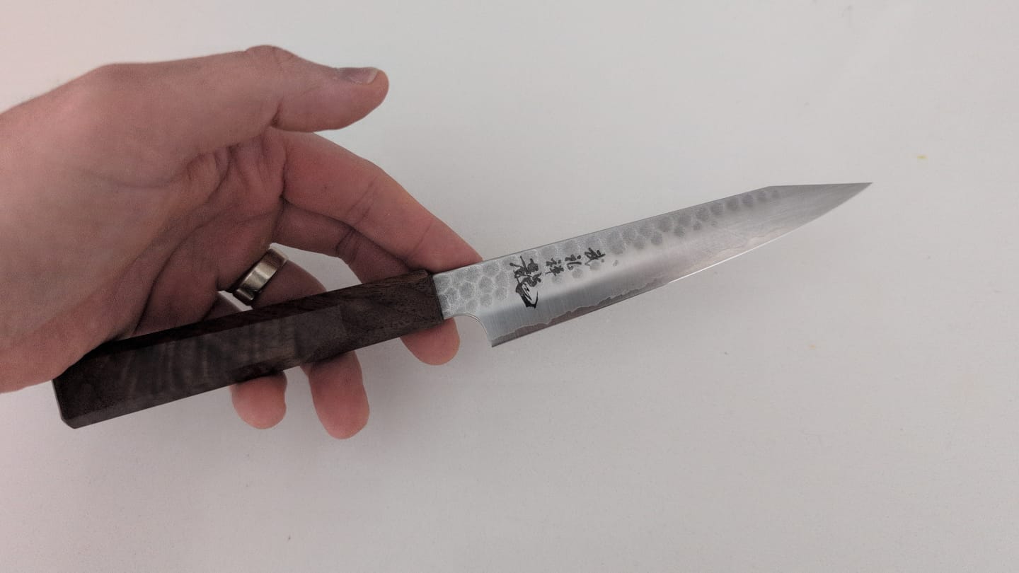 Customer photo review of Ryusen Hamono Blazen Petty 135 mm